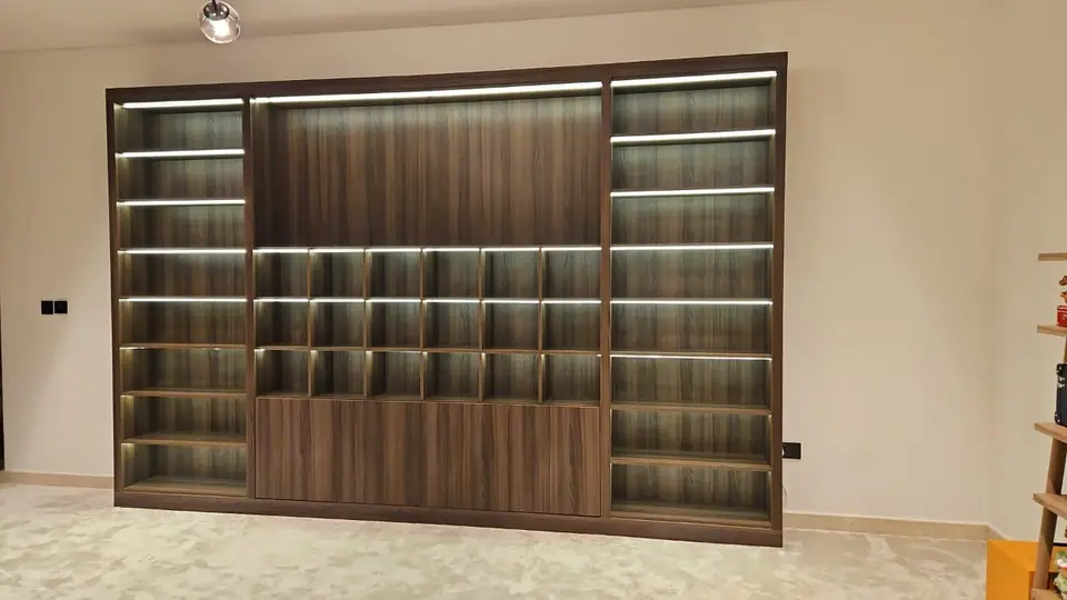 Built-in display unit